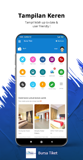 Android application Bursa Tiket screenshort