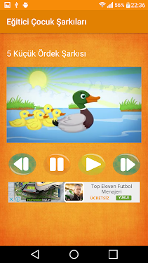 #8. Eğitici Çocuk Şarkıları (Android) Gönderen: Endam