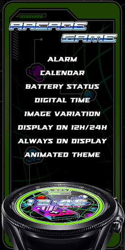 Arcade Game_Watchface Screen 3