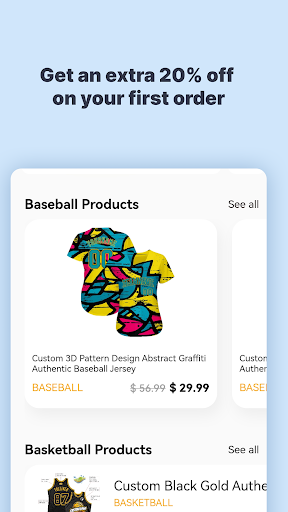 Custom baseball jersey Screen 3