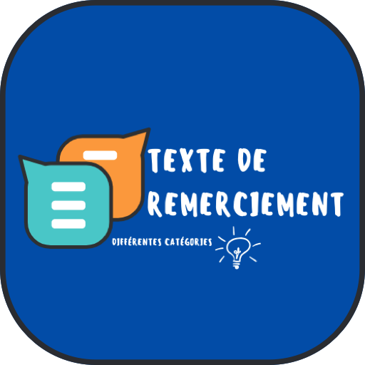 TEXTE DE REMERCIEMENT  Icon