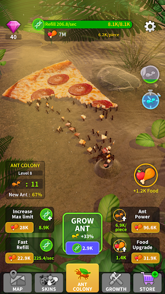 Little Ant Colony - Idle Game 3.4.4 APK + Mod (Unlimited money) untuk android