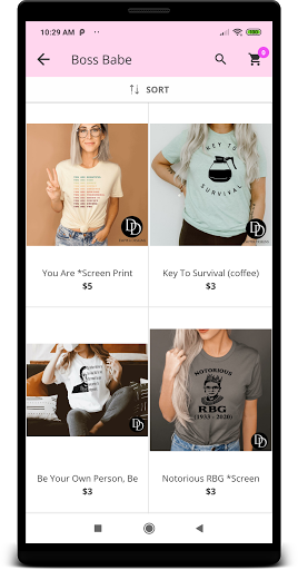 Dapper Designs Screen 3