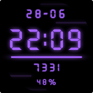 Simple Glow Watch Face screenshot 11
