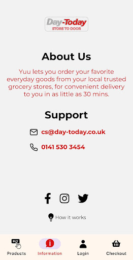 Day-Today Store to Door Screen 3