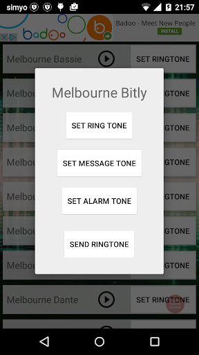 Ringtones Melbourne Sounds Screen 3