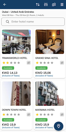 RSV Hotels Screen 2