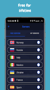 Snímek obrazovky VPN PRO Pay jednou za život