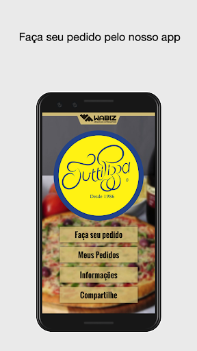 Android application Tutti Pizza screenshort