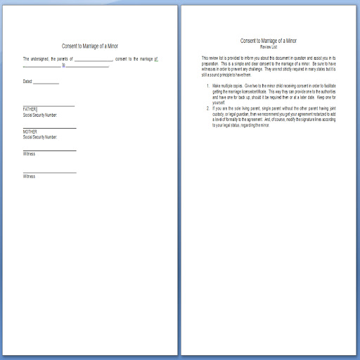 Marriage Document Templates 9