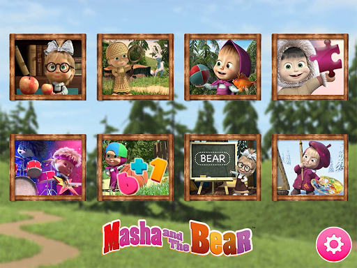 Masha and the Bear. Educational Games  screenshots 1