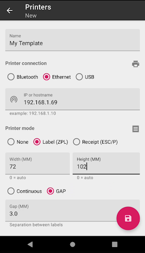 Text2 Barcode Screen 2