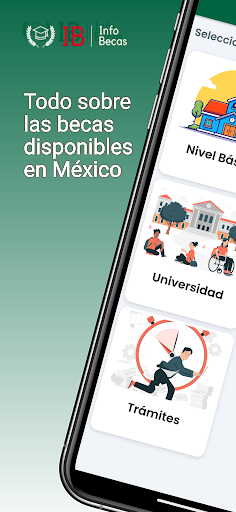 Android application Info Becas México screenshort