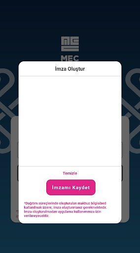 MEC Dağıtım Yönetim Screen 2