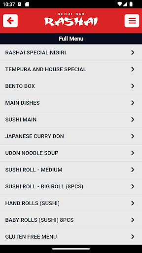 Sushi Bar Rashai Screen 3