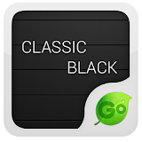 Black GO Keyboard Theme icon