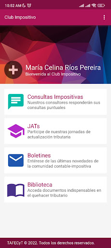 Club Impositivo Screen 2