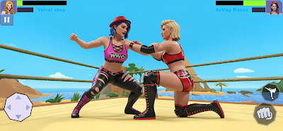 Bad Girls Wrestling Game poster 11