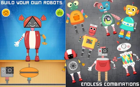미취학 아동을위한 로봇 게임