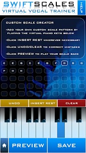 SWIFTSCALES - Vocal Trainer Capture d'écran
