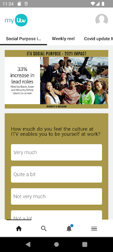 Android application myITV screenshort