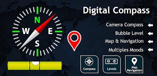 Super Digital GPS Compass Explorer 2020 Android App