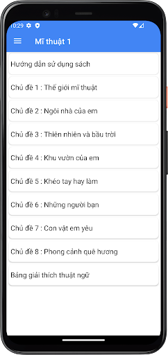 Mĩ thuật Lớp1 Screen 2