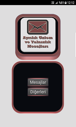 Ayrılık Özlem Yalnız Mesajları Screenshot 1 - AppWisp.com