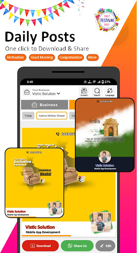 Daily Festival Post Maker