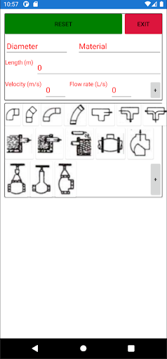 Hydraulic systems Energy Loss Screen 2