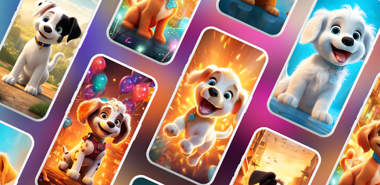 Cute Puppy Cartoon Wallpapers - 1.0.8 - (Android)