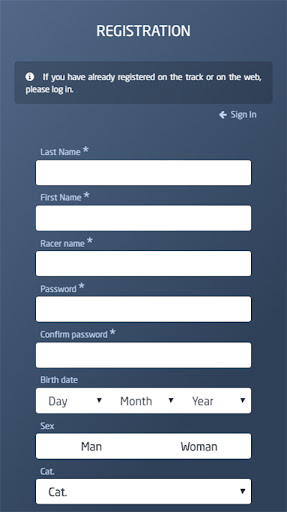 Soar E Karting Screen 2