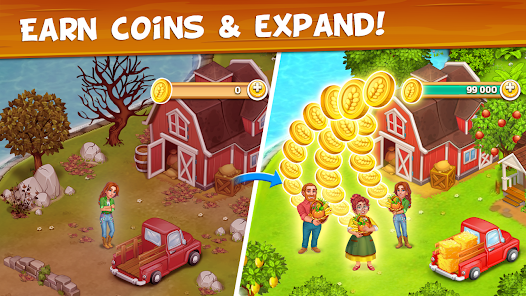 Farm Town Family Farming Day V.3.72 For Android (Unlimited Diamonds) Gallery 1