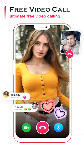 Android application LIVE Call : Random Video Chat screenshort