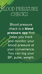 Blood Pressure Check
