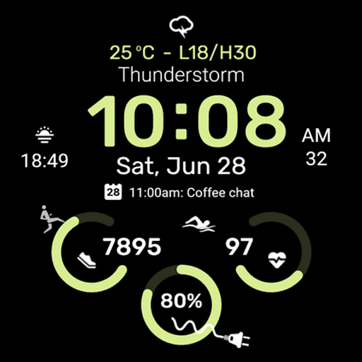 Watch face CNW-36 screenshot 13