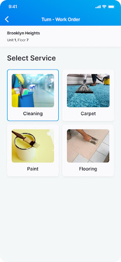 Android application Turn Technician screenshort