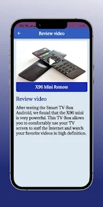 X96 Mini Remote help