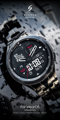 SH038 Watch Face, WearOS watch Screen 3