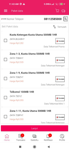 Agen Pulsa Resmi Termurah Terp Screen 3