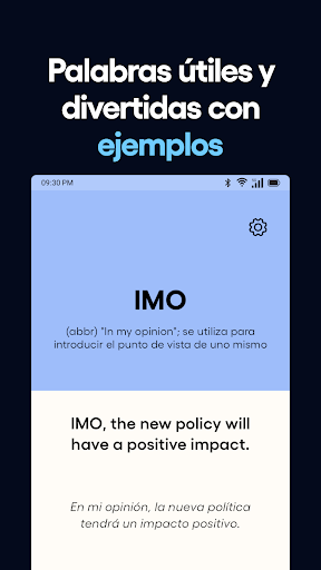 Wordia: Aprende vocabulario Captura de Pantalla de la Aplicación Android 3