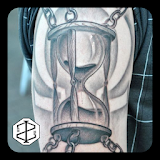 Hourglass Tattoo Design icon