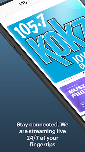 Android application 105.7 KOKZ screenshort
