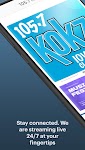 screenshot of 105.7 KOKZ