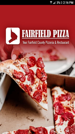 Android application Fairfield Pizza screenshort