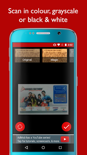 Mobile Document Scanner - Scan Screen 3
