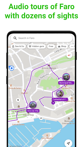 Android application Faro Audio Guide by SmartGuide screenshort