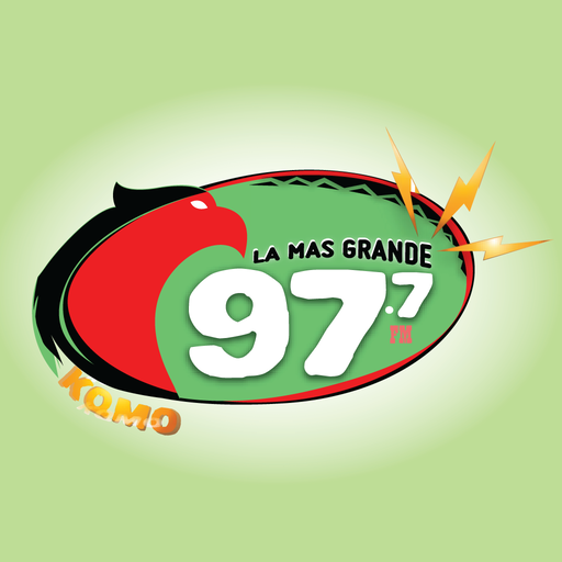 KQMO 97.7 FM - LA MAS GRANDE logo