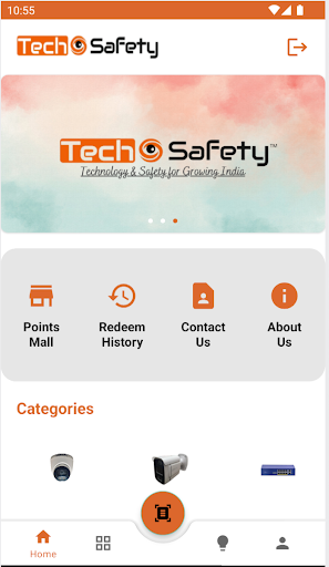 Android application Techsafety screenshort