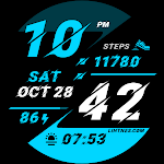 screenshot of Sporty Watch Face 024